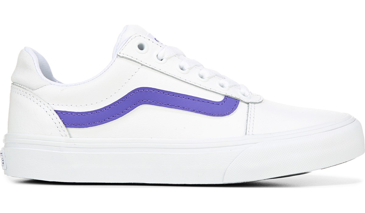 womens leather white vans
