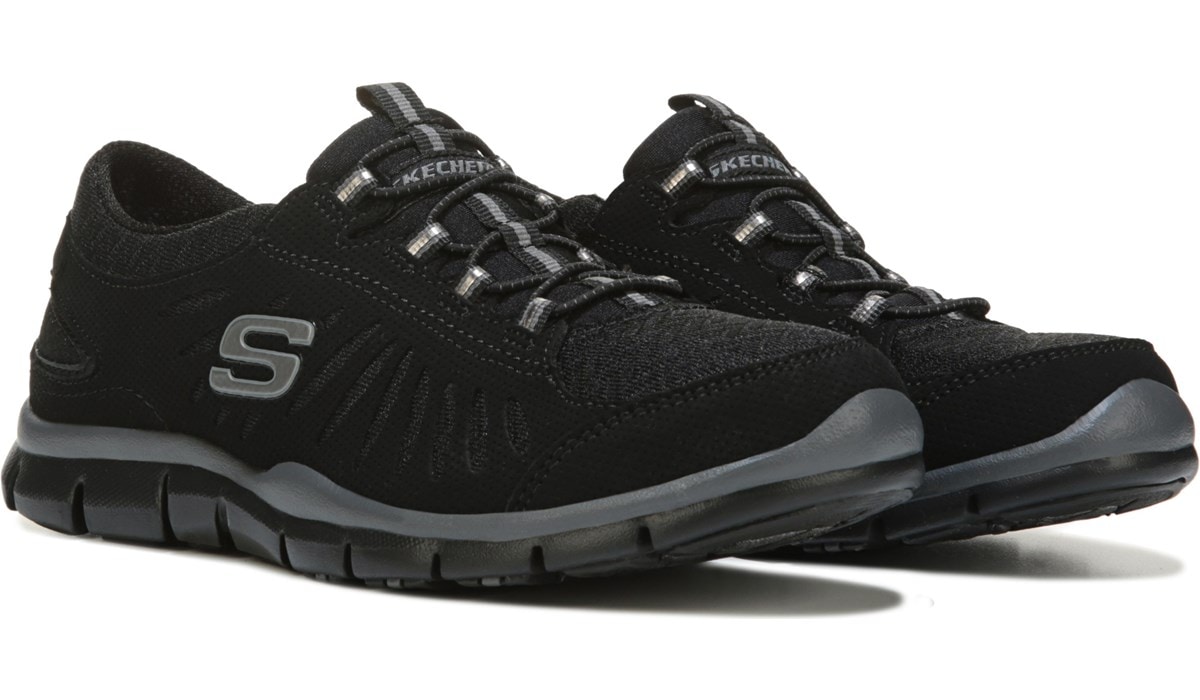 skechers slip on running shoes