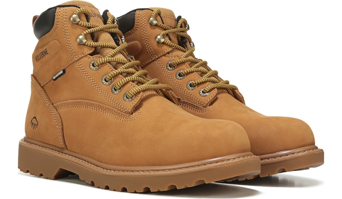 Wolverine Men s Floorhand Steel Toe Waterproof Work Boot Famous Footwear