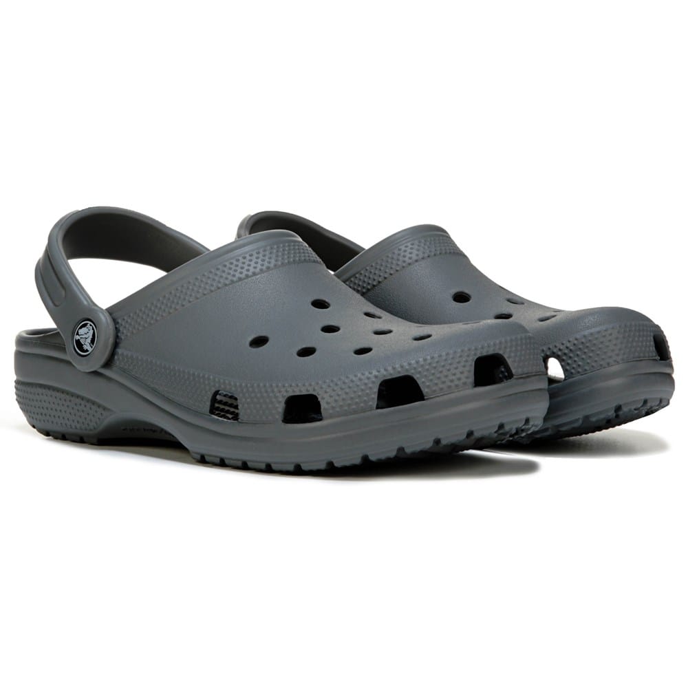 New Crocs Iconic Comfort Slip-on Slippers Gary. Size 13. Classy New CROCS Mens CLASSIC COZY SLIPPER 209386 GRAY US M 7 - 10  main image 3