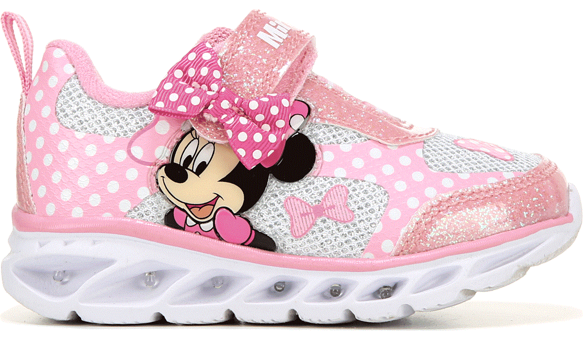 Minnie Mouse Kids' Minnie Mouse Light Up Sneaker Toddler/Little Kid |  Famous Footwear