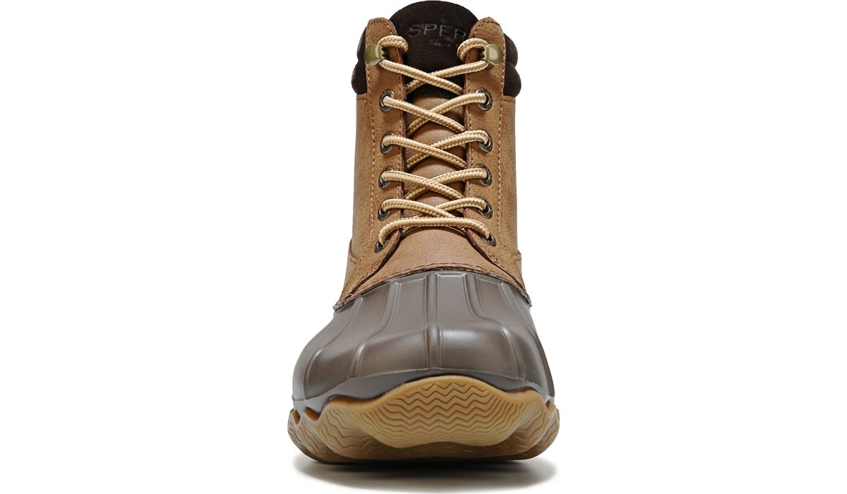 sperry brewster plaid collar waterproof duck boot