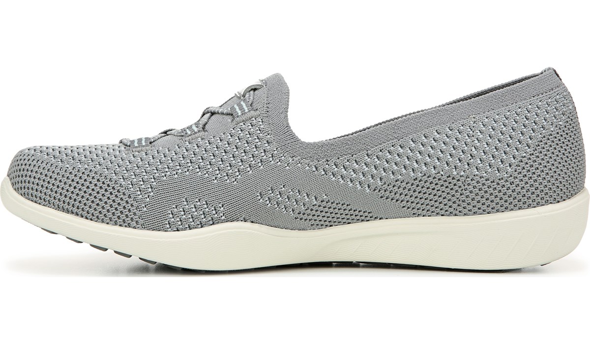 grey skechers women's slip on