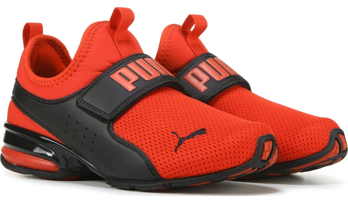PUMA Kids' Axelion Slip On Sneaker Big 