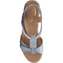 Women's Blanca T Strap Medium/Wide Wedge Sandal - Top