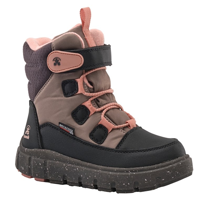 Kamik Kids' Seeker Waterproof Winter Boot Little Kid Boots (Charcoal) - Size 12.0 M