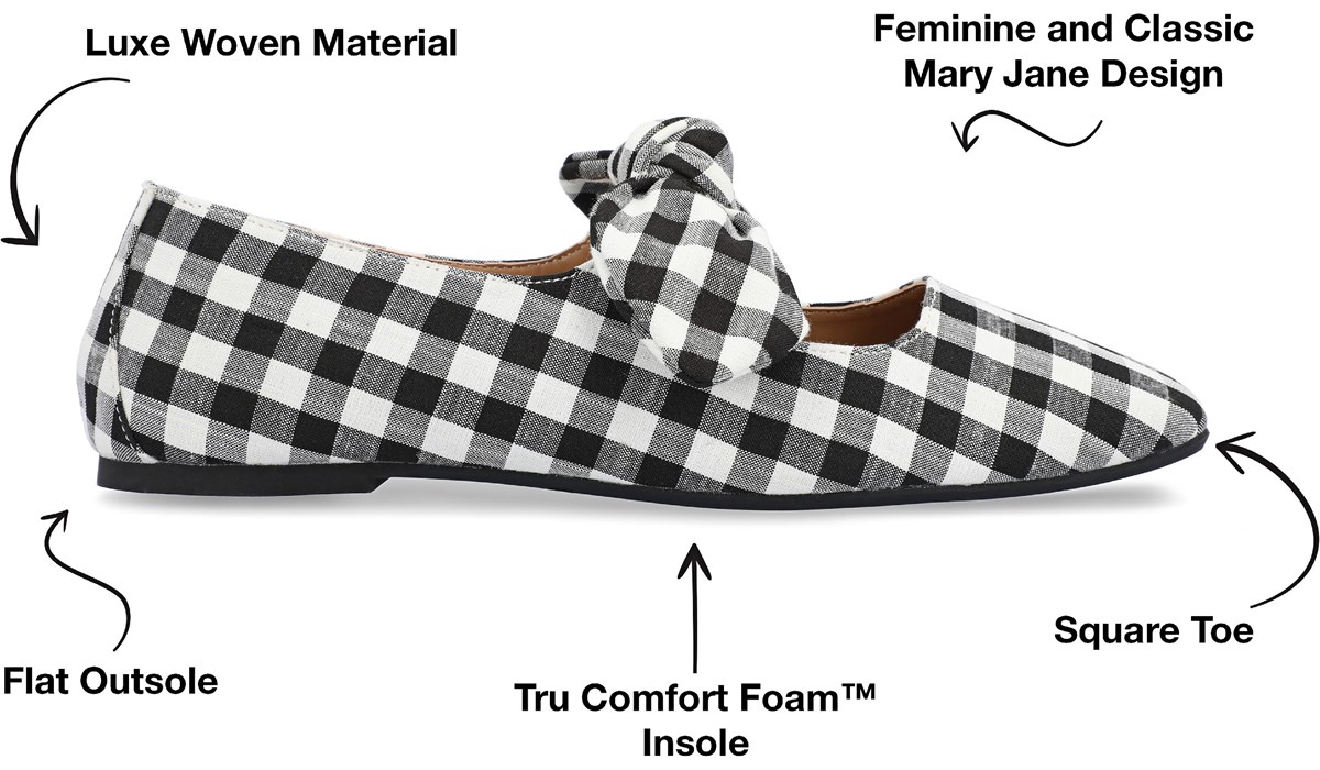 Journee Collection Women's Seralinn Mary Jane Flat Famous Footwear