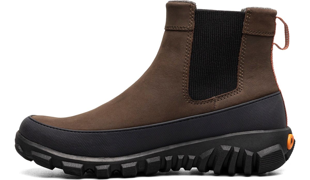 CEDAR CHELSEA BOOT size 12 UGG BRISBANE CHELSEA BURNT CEDAR BROWN LEATHER SUEDE  main image 2