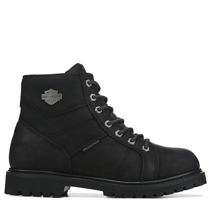 Harley Davidson Men's Lagarto Composite Toe Waterproof Boots (Black Leather) - Size 13.0 M