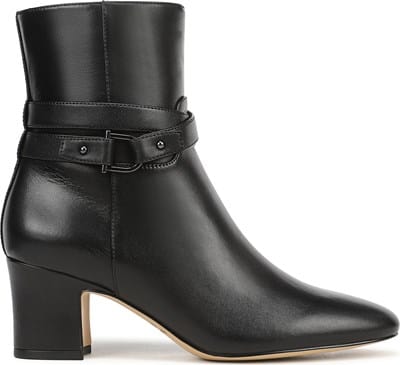 ladies dress ankle boots Casual Booties Taqqpue Women's Boots,Low Heel Fashion Toe Dress Booties, Casual Fall Winter Short Leather Boots For Women fasten strap with a mock button detail Sonoma Goods For Life Millo
