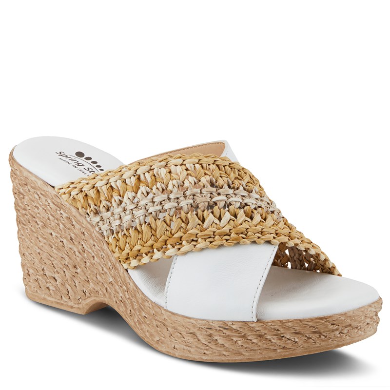 Womens Spring Step Fazzina Espadrilles Platform Slide Sandals