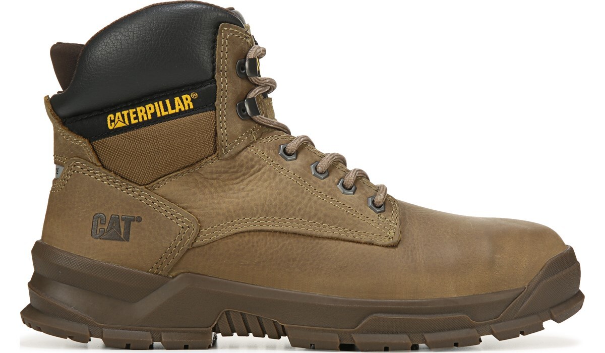 Caterpillar Men's Mobilize 6" Medium/Wide Alloy Toe Work Boot Famous Footwear