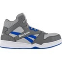 Grey/Cobalt Blue Leather