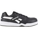 Black/White Leather