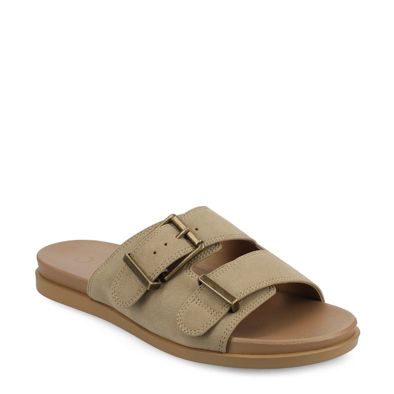 Journee Women's Cosette Slide Sandals (Taupe) - Size 11.0 M