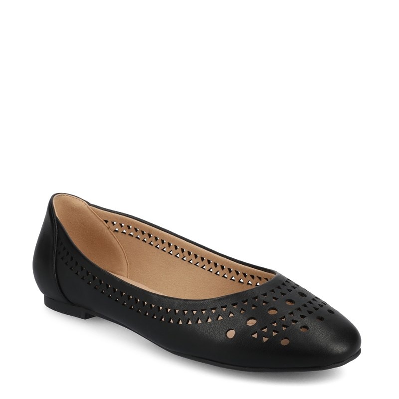 Journee Women's Kamrah Ballet Flat Shoes (Black) - Size 10.0 M