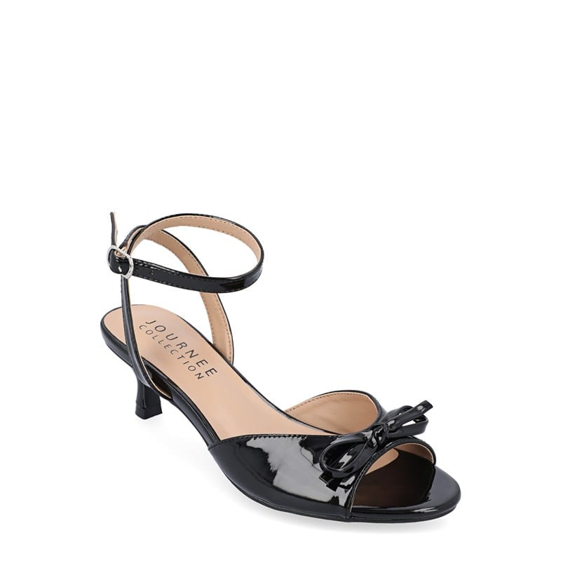 Journee Women's Jennifer Dress Sandals (Black) - Size 6.5 M