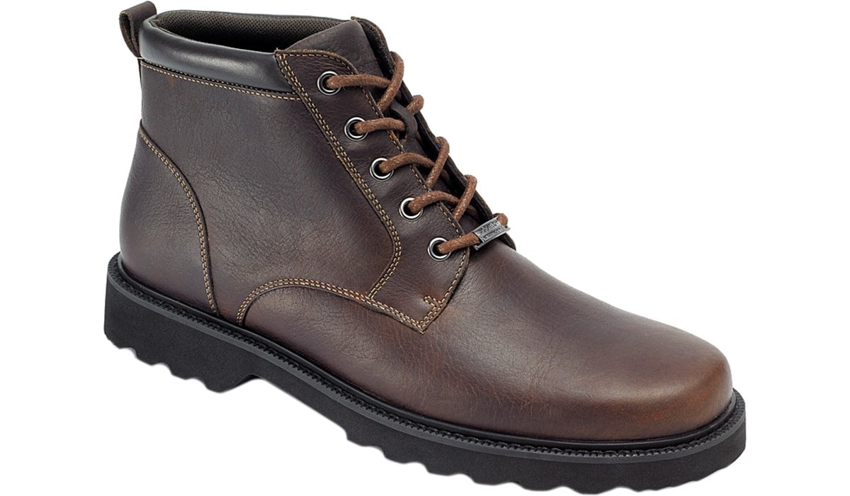 rockport men's northfield wp plain toe chukka boot