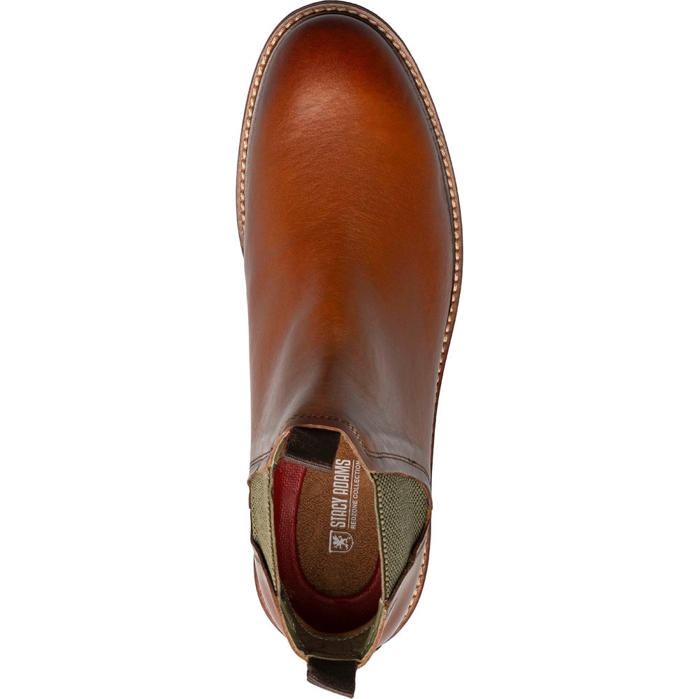 Stacy Adams Men's Isaacson Plain Toe Chelsea Boot | Famous Footwear