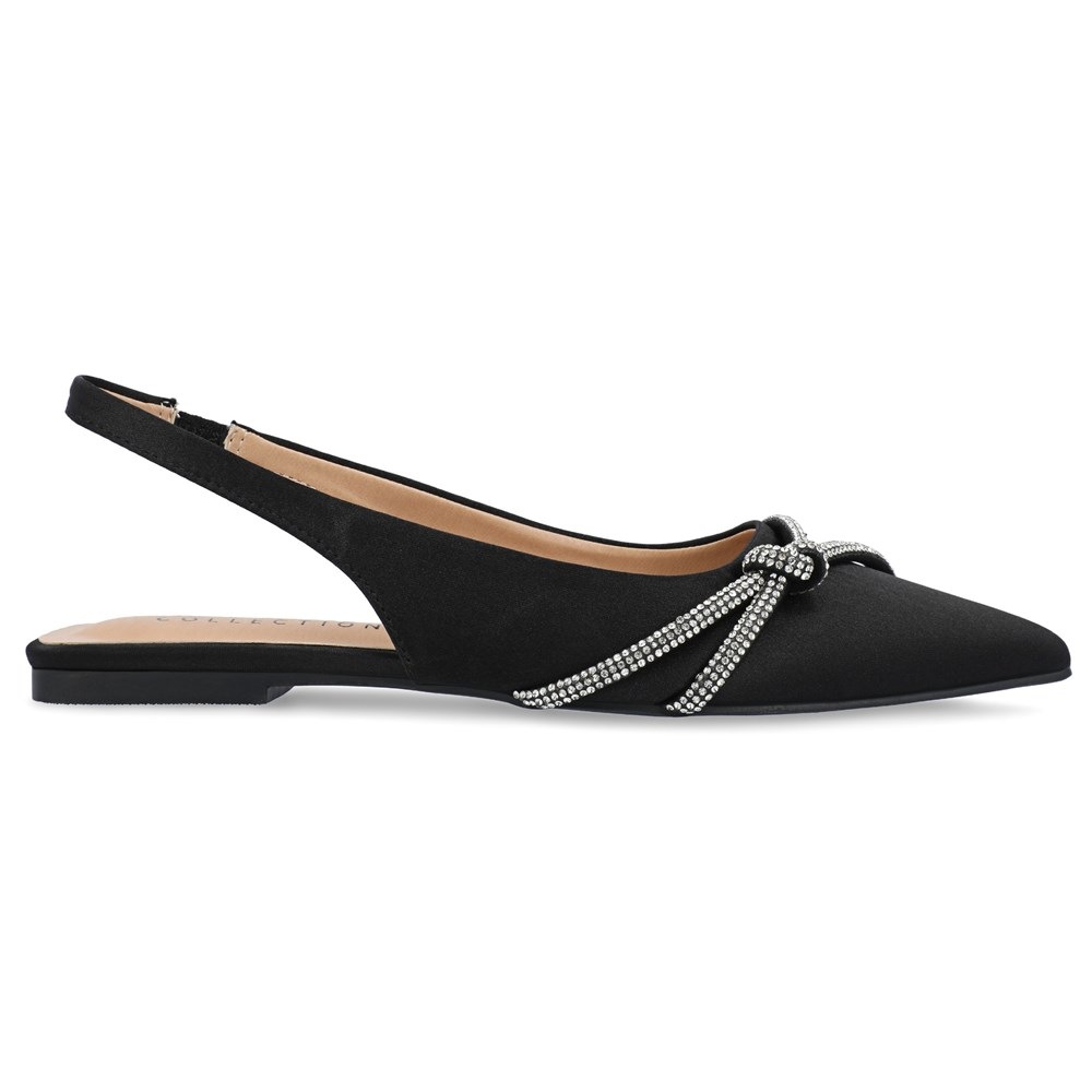 Journee Collection Women s Rebbel Slingback Flat Famous Footwear
