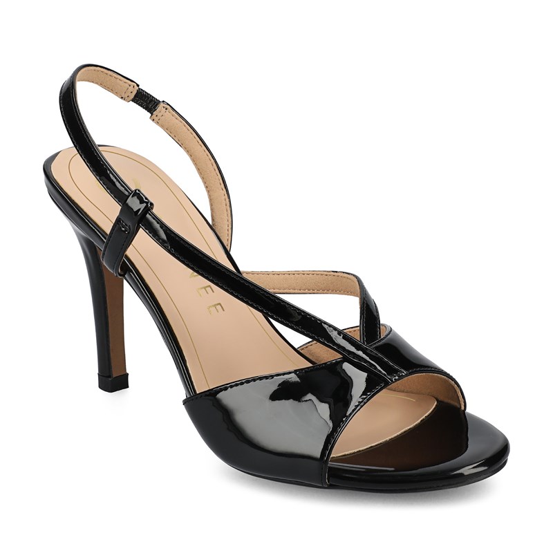 Journee Women's Varra Dress Sandals (Patent/Black) - Size 9.0 M