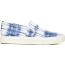 Blue Tie Dye Leather