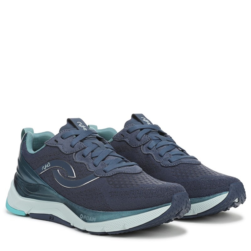 Ryka Women's Uplift Lx Running Sneakers (Vintage Blue Mesh Fabric) - Size 11.0 M