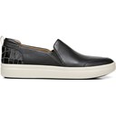 Black/White Leather