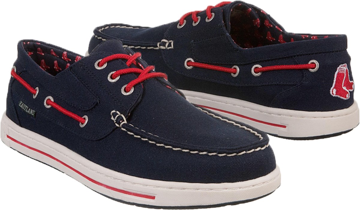 Eastland Men's Adventure Boat Shoe Major League Baseball Team Logo Blue