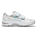 White/Blue Leather
