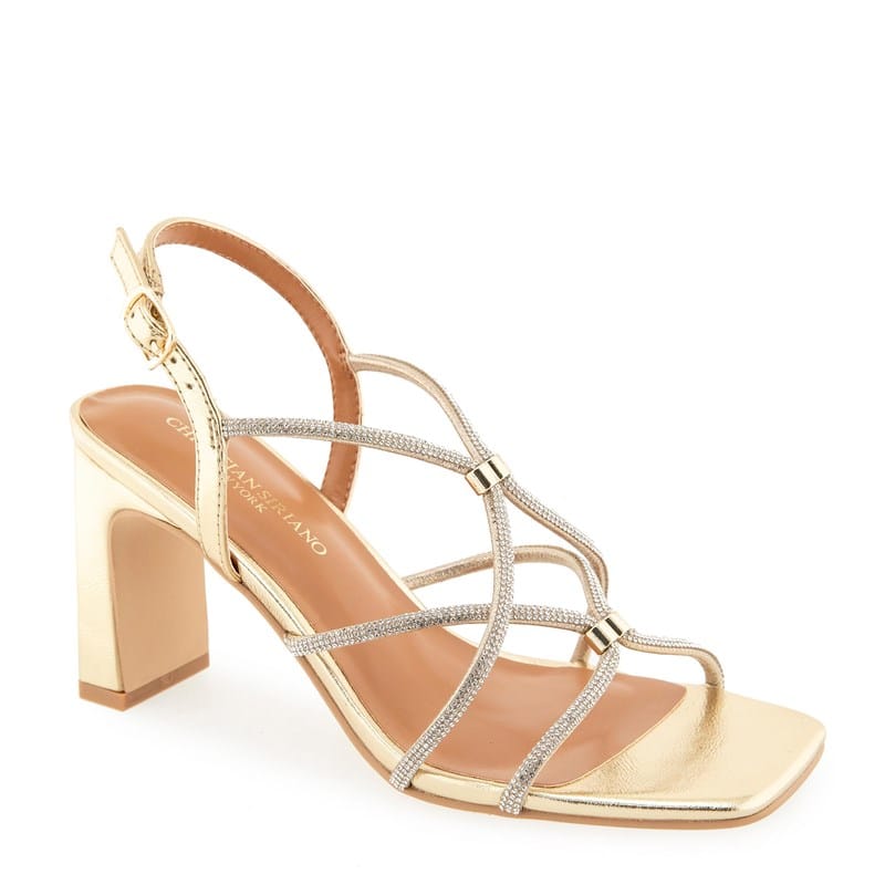 Christian Siriano Women's Finee Strappy Dress Sandals (Platino) - Size 11.0 M