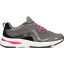 Grey/Pink Leather