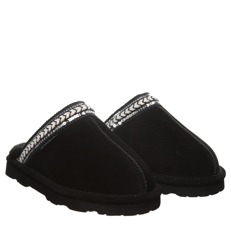 Bearpaw Women's Tanya Slipper Shoes (Black) - Size 8.0 M