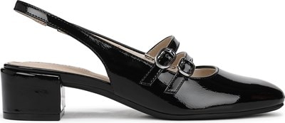 靴 Backle-Belted Slingback Pumps STUART WEITZMAN Bridget patent-leather slingback pumps | THE
