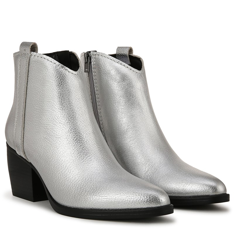 Naturalizer Women's Fairmont Booties (Silver Leather) - Size 6.0 M
