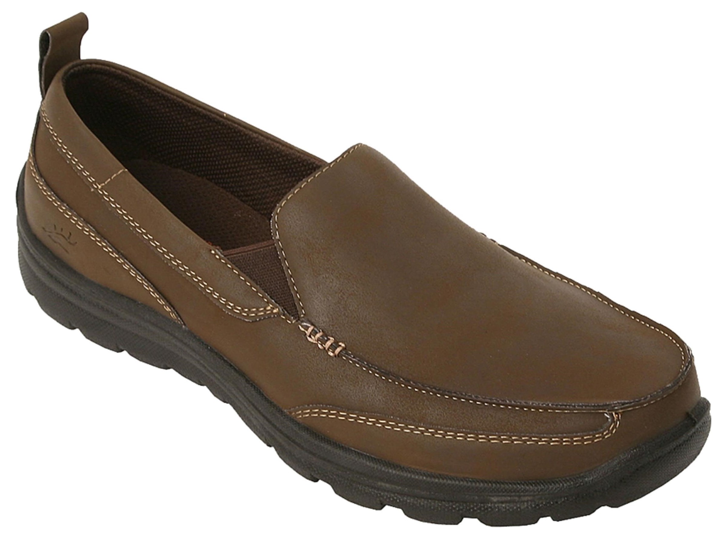 Deer Stags Everest Slip On Casual Shoes  Casual   Casual Shoes Brown Mens Size 