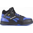 Black/Blue Leather