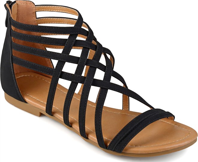 Journee Collection Women's Hanni Wide Gladiator Sandal