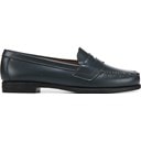 Navy Leather