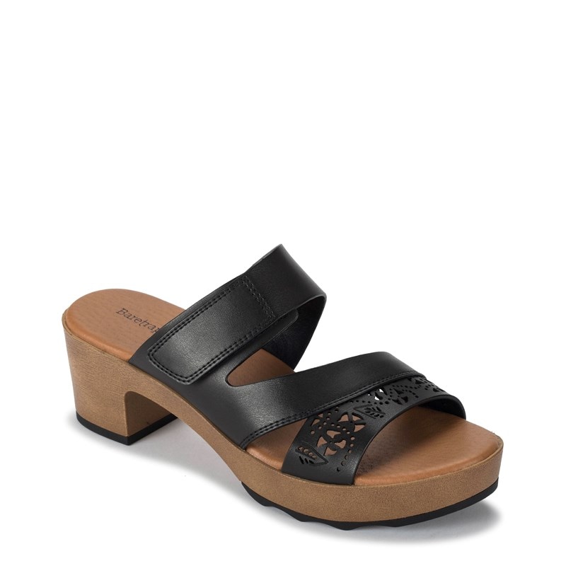 Baretraps Women's Gigi Block Heel Slide Sandals (Black) - Size 9.0 M -  BT29191