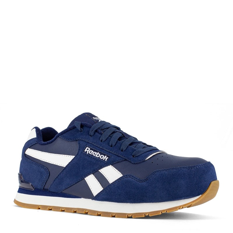 Reebok Work Men's Harman Composite Toe Work Sneakers (Navy/White) - Size 12.0 M