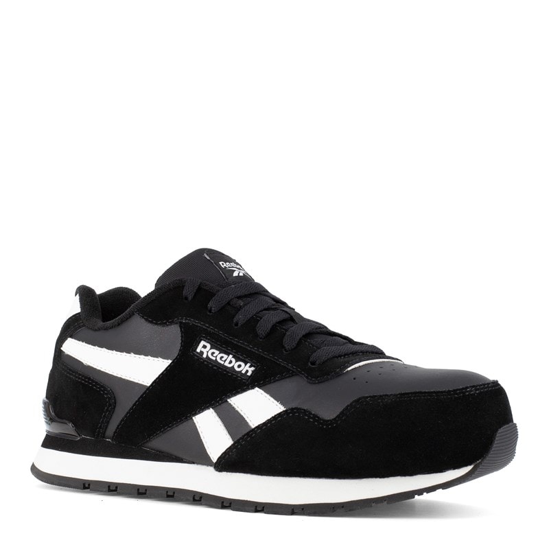 Reebok Work Men's Harman Composite Toe Work Sneakers (Black/White) - Size 13.0 W