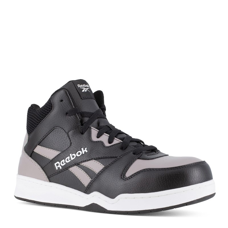 Reebok Work Men's Bb4500 Composite Toe High Top Sneakers (Grey/Black) - Size 14.0 W