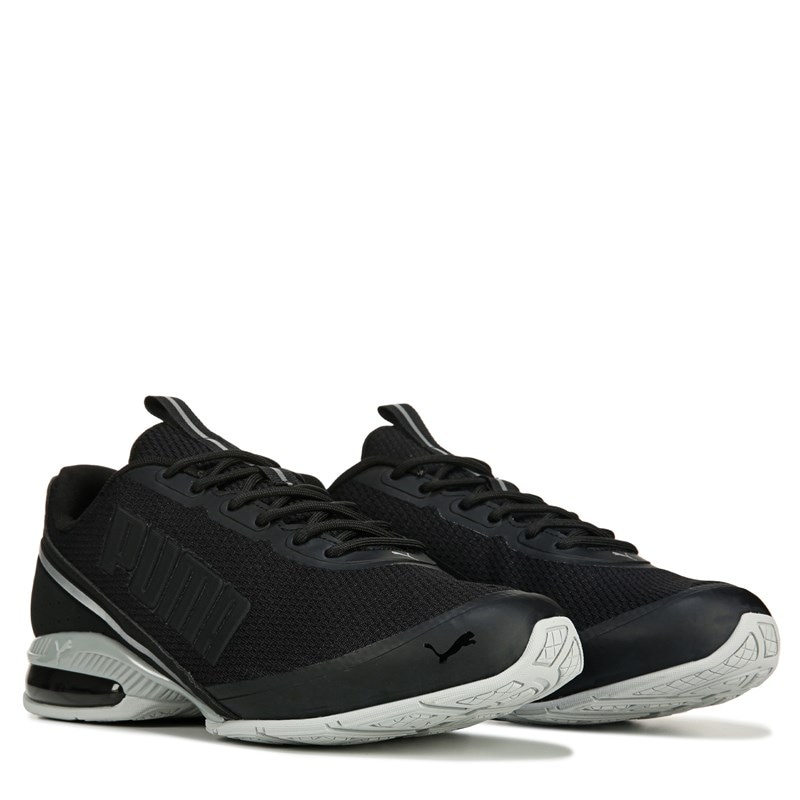 Puma Men's Cell Divide Running Shoes (Black/Silver Silver) - Size 10.0 M