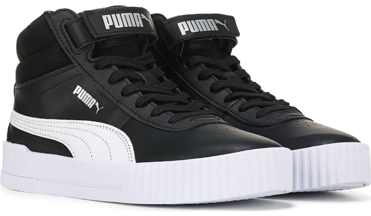PUMA Women's Carina Mid Court Sneaker 