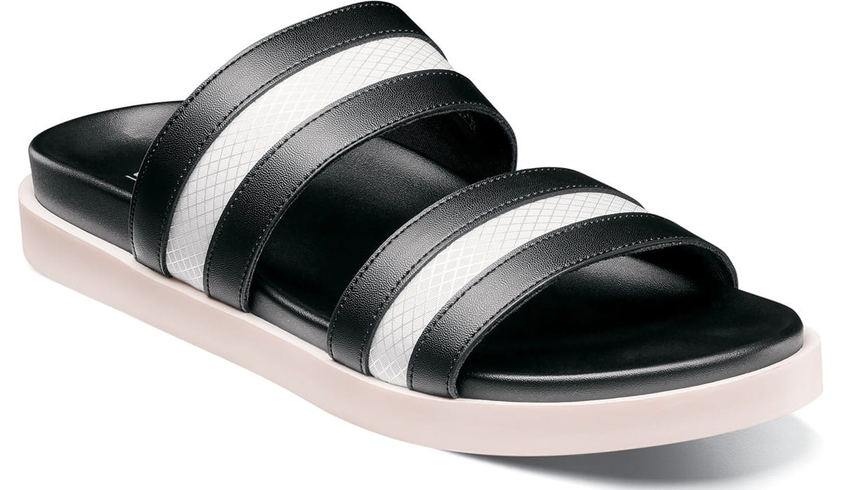 Metro Double Strap Slide Sandal 