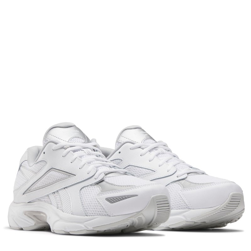 Reebok Men's Road Prime Running Shoes (WHITE/MIST GREY/CHROME) - Size 12.0 M