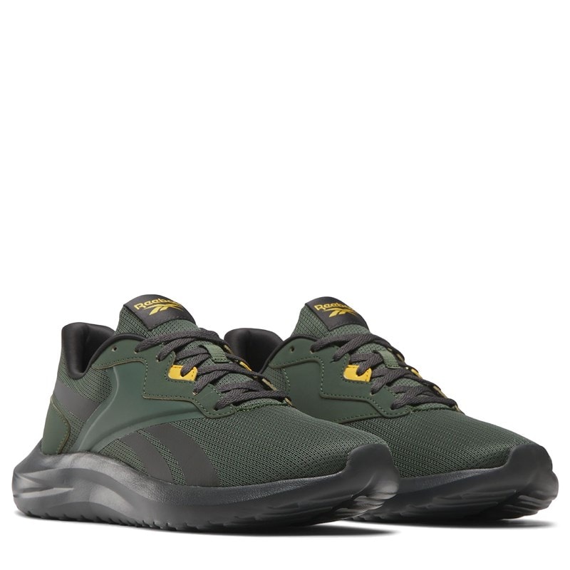 Reebok Men's Energen Lux Running Shoes (GREEN/WASHED BLACK/GRIT GOLead) - Size 7.0 M