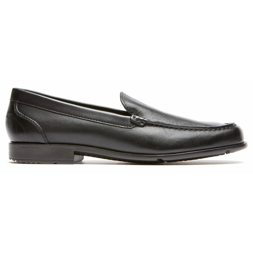 Rockport‎ Men\'s Classic Venetian Loafers in Black Leather, size 8.5 N Men main image 4