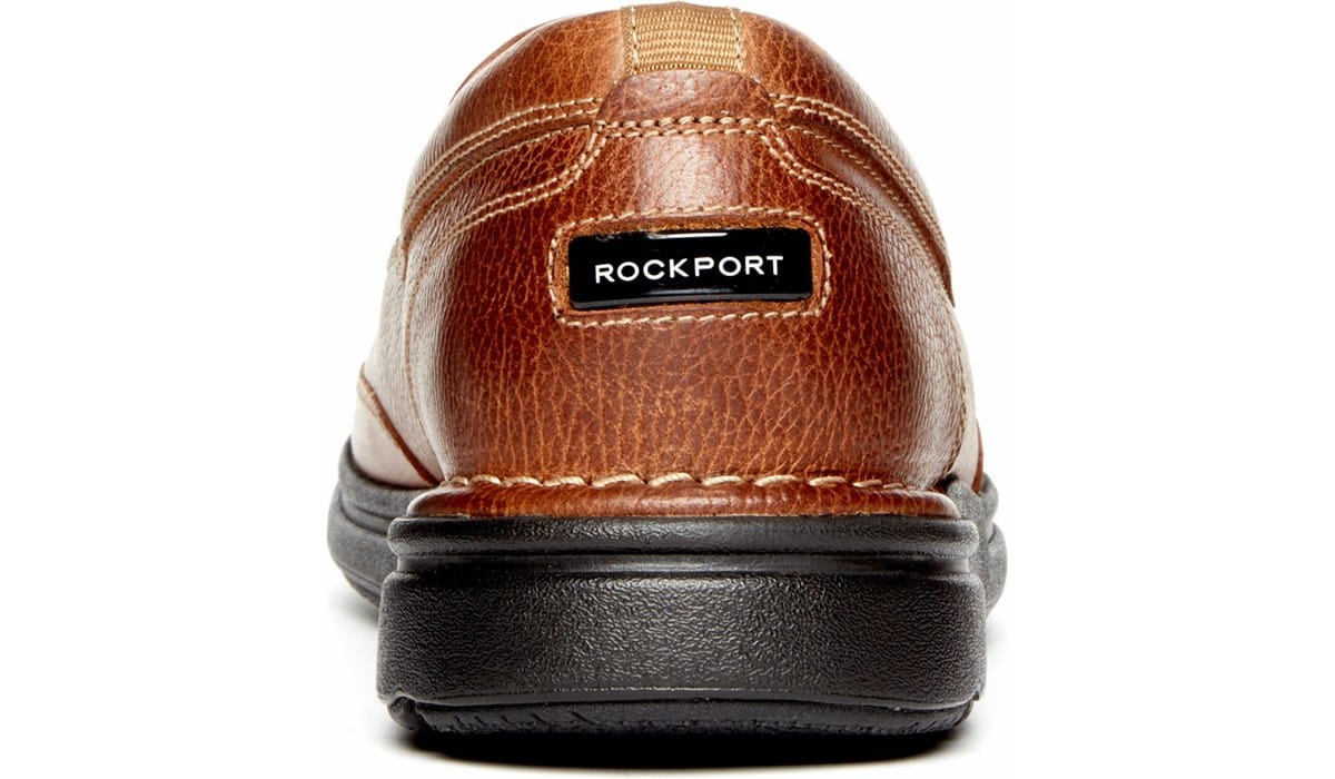NWT Rockport shoes 9.5 casual brown New Slip on suede leather DISCOUNT SHIPPING! Men main image 2